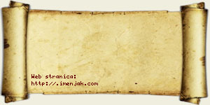 Minja Džaković vizit kartica